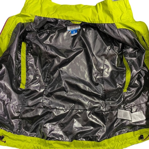 Columbia Hot Thought Jacket Omni-Heat Omni-Tech Yellow Gray Extra Small XS - Picture 12 of 16